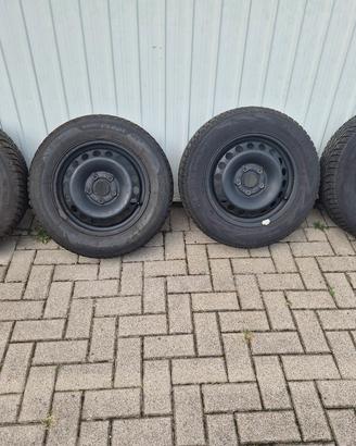 cerchi vw con gomme invernali 195 65 15 