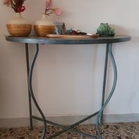 Consolle ferro battuto