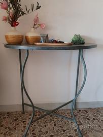 Consolle ferro battuto