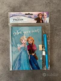 Diario segreto Frozen + lucchetto, chiavi e penna