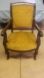 POLTRONA CARLO X DEI PRIMI ANNI DELL' 800