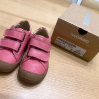 Scarpe bambina Naturino Babe nappa n.22 rosa nuove