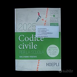 Codice civile per la scuola 2025