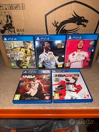 Lotto giochi PS4 – FIFA e NBA 2K