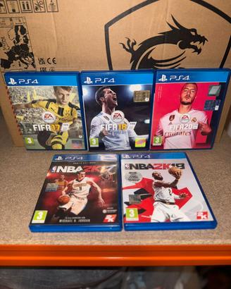 Lotto giochi PS4 – FIFA e NBA 2K