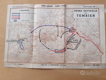 militaria, carte originali Mar.lo  Badoglio Etiopi