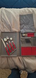 Set Posate Vintage KAIMANO  24 pezzi con custodia