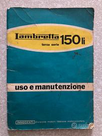 Libretto uso e manutenzione Lambretta 150 li terza