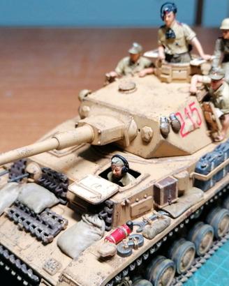 Carro armato tedesco 1:35 Panzer IV Ausf G DAK
