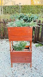 Fioriere in legno arigianale