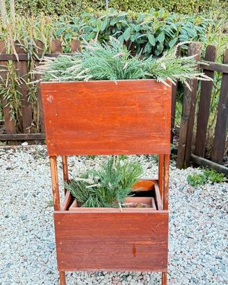 Fioriere in legno arigianale