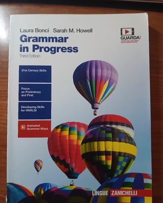 Libro grammatica inglese Grammar in Progress 
