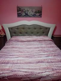 Letto/contenitore in ecopelle