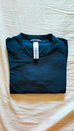 Maglietta uomo blu Armani cotone tg48/M 