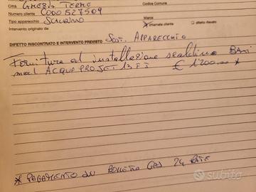 scaldacqua istantanea a gas tenuta stagna