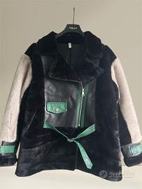 Giacca pelle e pelliccia Mochy