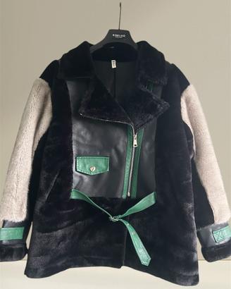 Giacca pelle e pelliccia Mochy