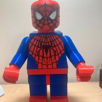 Omino lego spiderman 40 cm