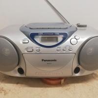 Stereo Panasonic vintage lettore cassette e cd