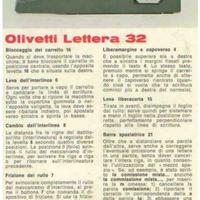 OLIVETTI LETTERA 32