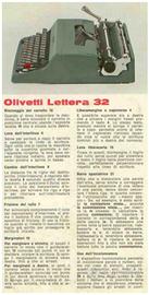 OLIVETTI LETTERA 32