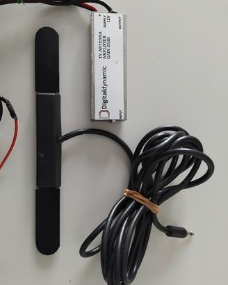 Antenna TV per auto interna + amplificatore