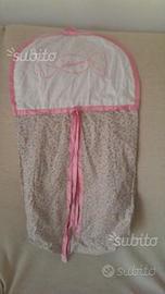 Porta pannolini da appendere ricamato artigianale