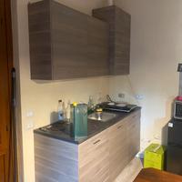 Cucina lineare 195cm Bicolore