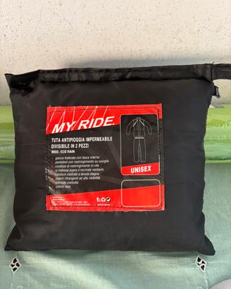 Tuta Antipioggia MY RIDE Impermeabile UNISEX Tg L
