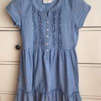 Come NUOVO! Abito in puro cotone denim 11 anni