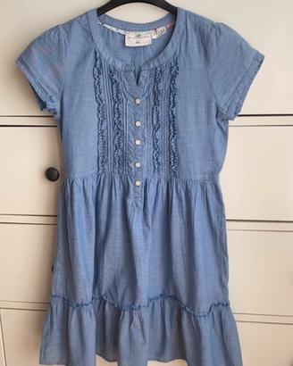 Come NUOVO! Abito in puro cotone denim 11 anni