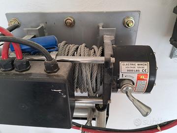 verricello elettrico con telecomando