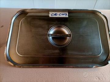 Coperchio in Acciaio Inox 51x31 cm