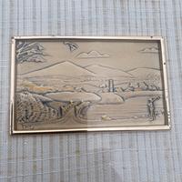 Quadro con bassorilievo in lamina d’argento 925