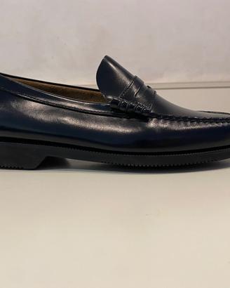 Mocassini Neri Penny Loafer Uomo