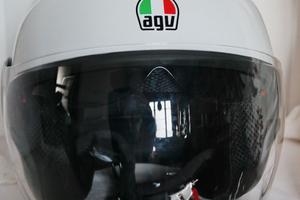 CASCO JET DEMI JET ETERES M 56/57 BIANCO AGV