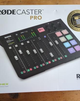 RODE Rodecaster Pro NUOVO, mai acceso. In garanzia