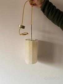 Lampadario Flos Bloc T anni 80 in plastica