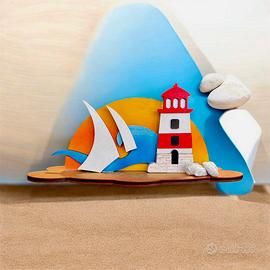 Pesaggio mare con faro