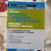 Libro per concorso ufficiale di anagrafe