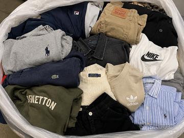lotto stock abbigliamento uomo donna al kilo