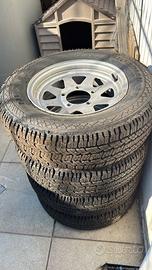 Cerchi e gomme nuove 205/70r15