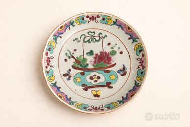 Piatto cinese Famiglia Rosa – Qing