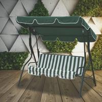 Dondolo 3 Posti Con Tettuccio Parasole Regolabile