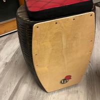 Cajon LP + Pedale + Snare + Microfono + Custodia 
