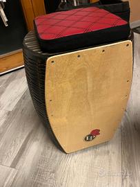 Cajon LP + Pedale + Snare + Microfono + Custodia 