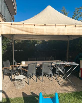 Gazebo 4x4 da Giardino Robusto con Tela Resistente
