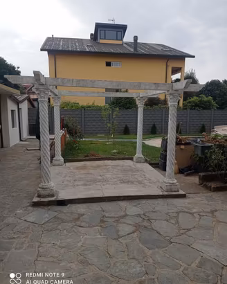 gazebo in cemento