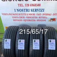 Gomme 215/65/17 nuove e uste in otime condizioni