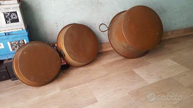 pentole in rame tris